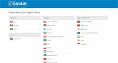 Desktop Screenshot of ossur.com